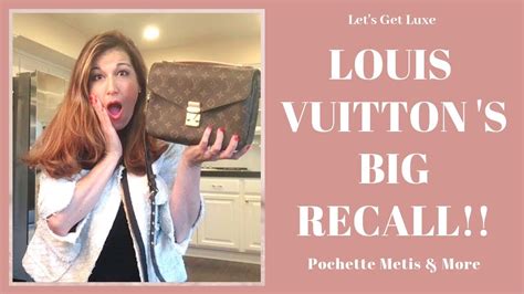 are Louis Vuitton bags recalled